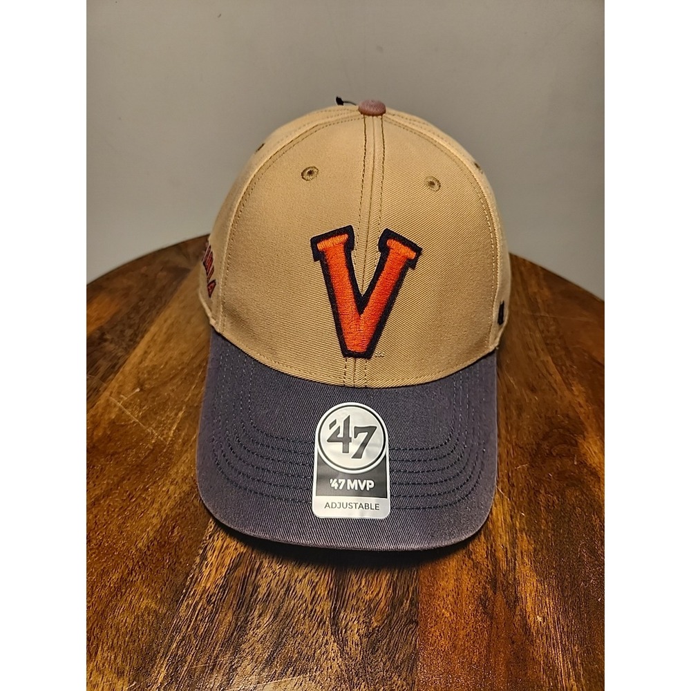 Virginia Cavaliers '47 Clean Up  Adjustable Hat Cap NCAA Brown